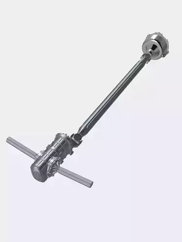 PRO TOURING MCS Low-Pro Chassis Driveline N Transaxle 3D print model
