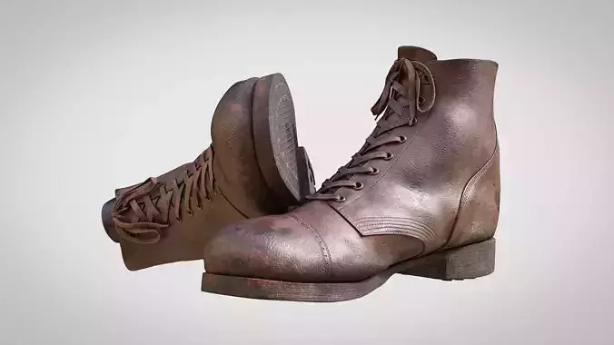 US WWII Service Shoes