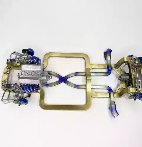 PRO TOURING MCS Low-Pro - Headers N Oval Exhaust System 3D print model