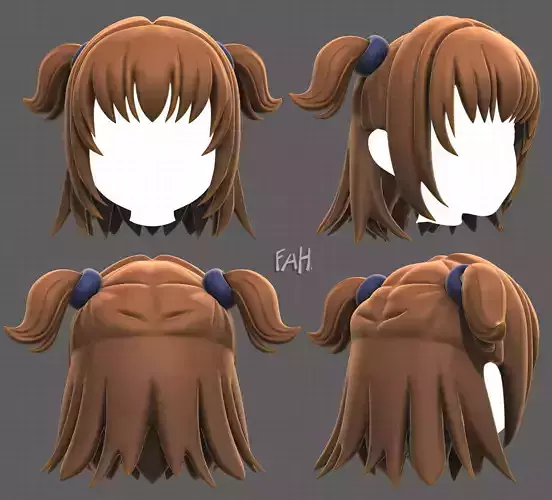 Base Hair for girl V07