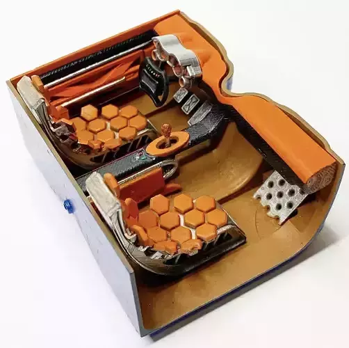 PRO TOURING MCS Low-Pro Interior tub N dash N door trims 3D print model