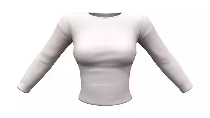 Round Boat Neck Long Sleeves Top