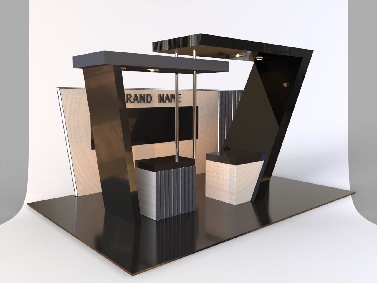 generic booth stand exhibition design 3D model_6