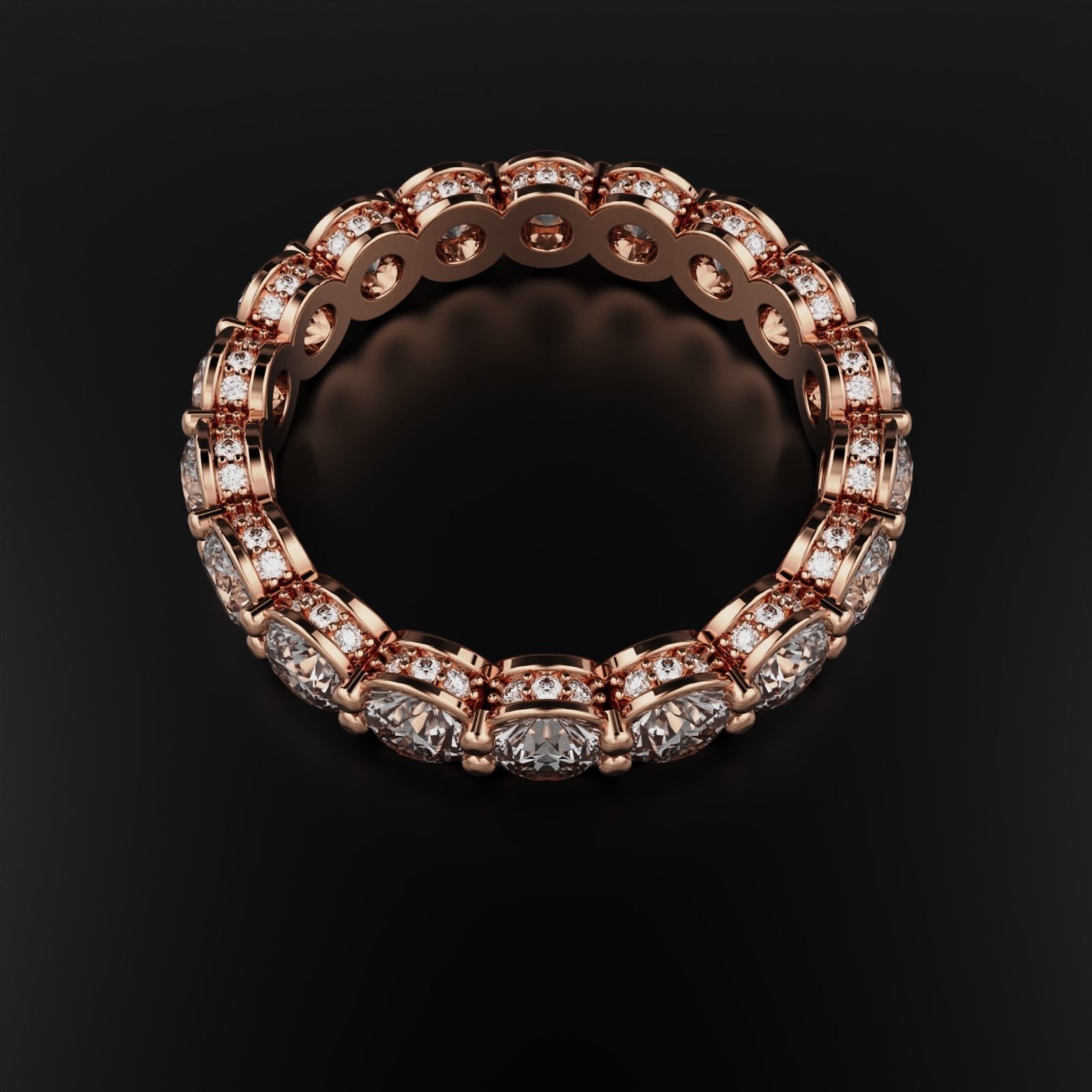 Eternity Ring 3D print model_12
