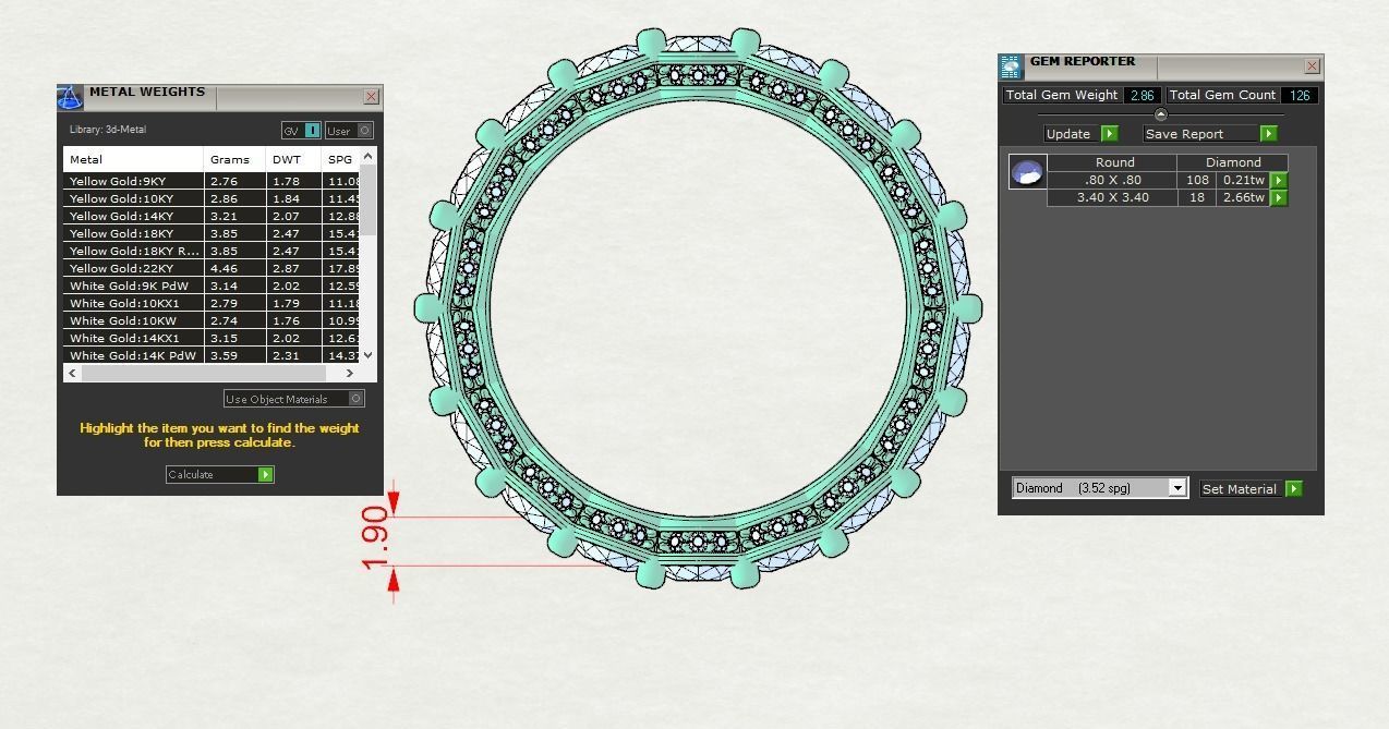 Eternity Ring 3D print model_18