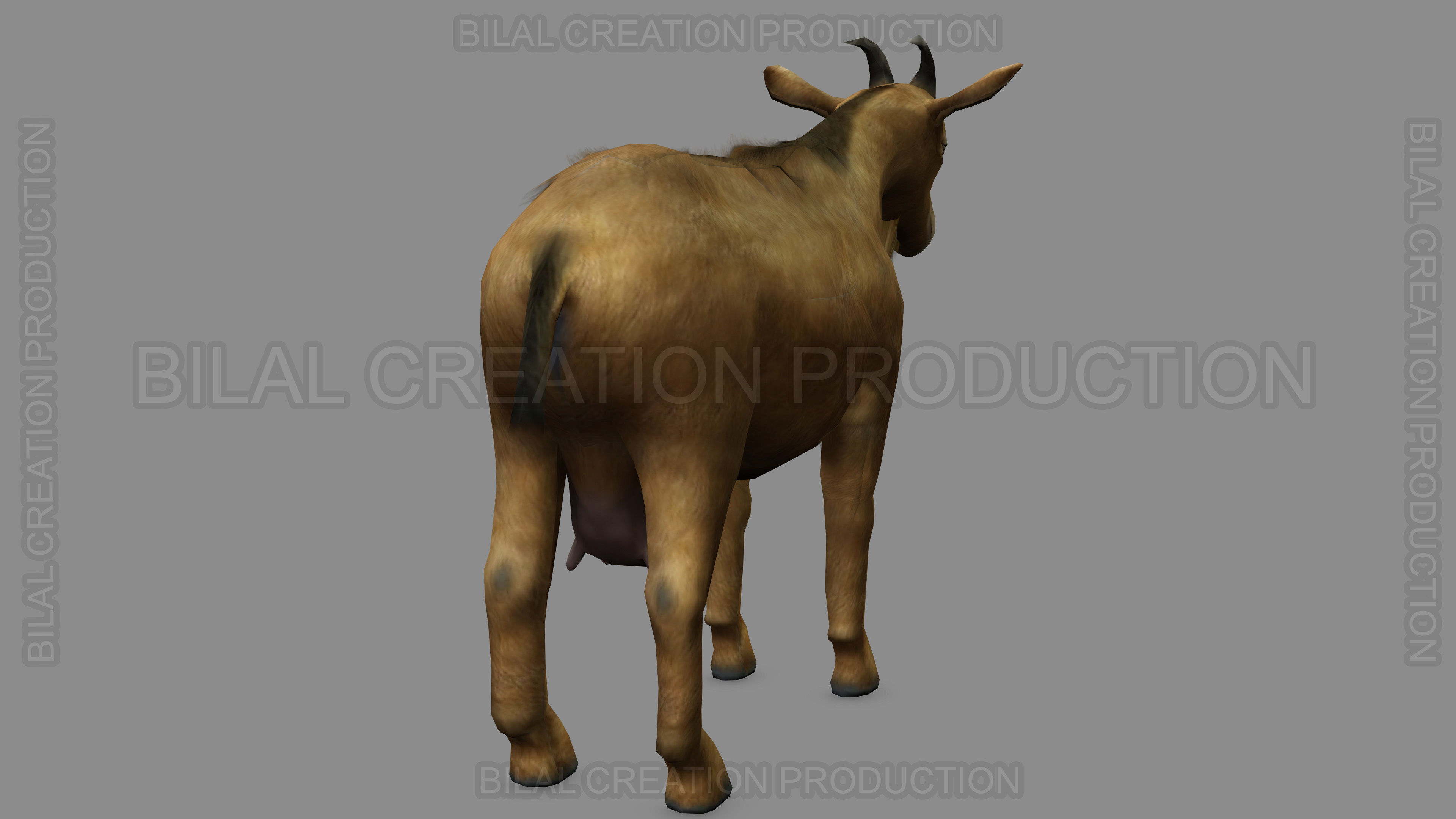 ANIMATED GOAT 3D model_7