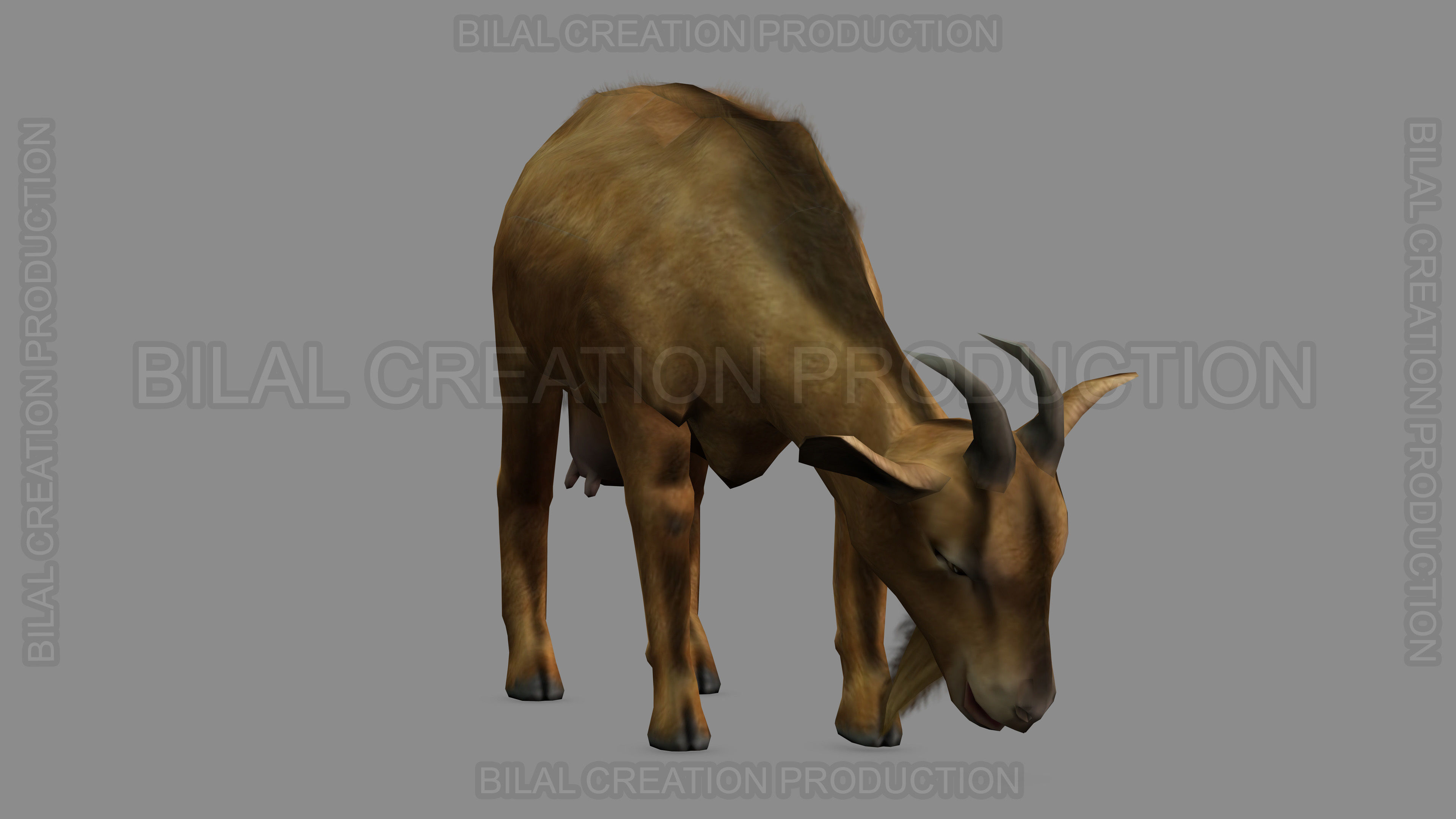 ANIMATED GOAT 3D model_11