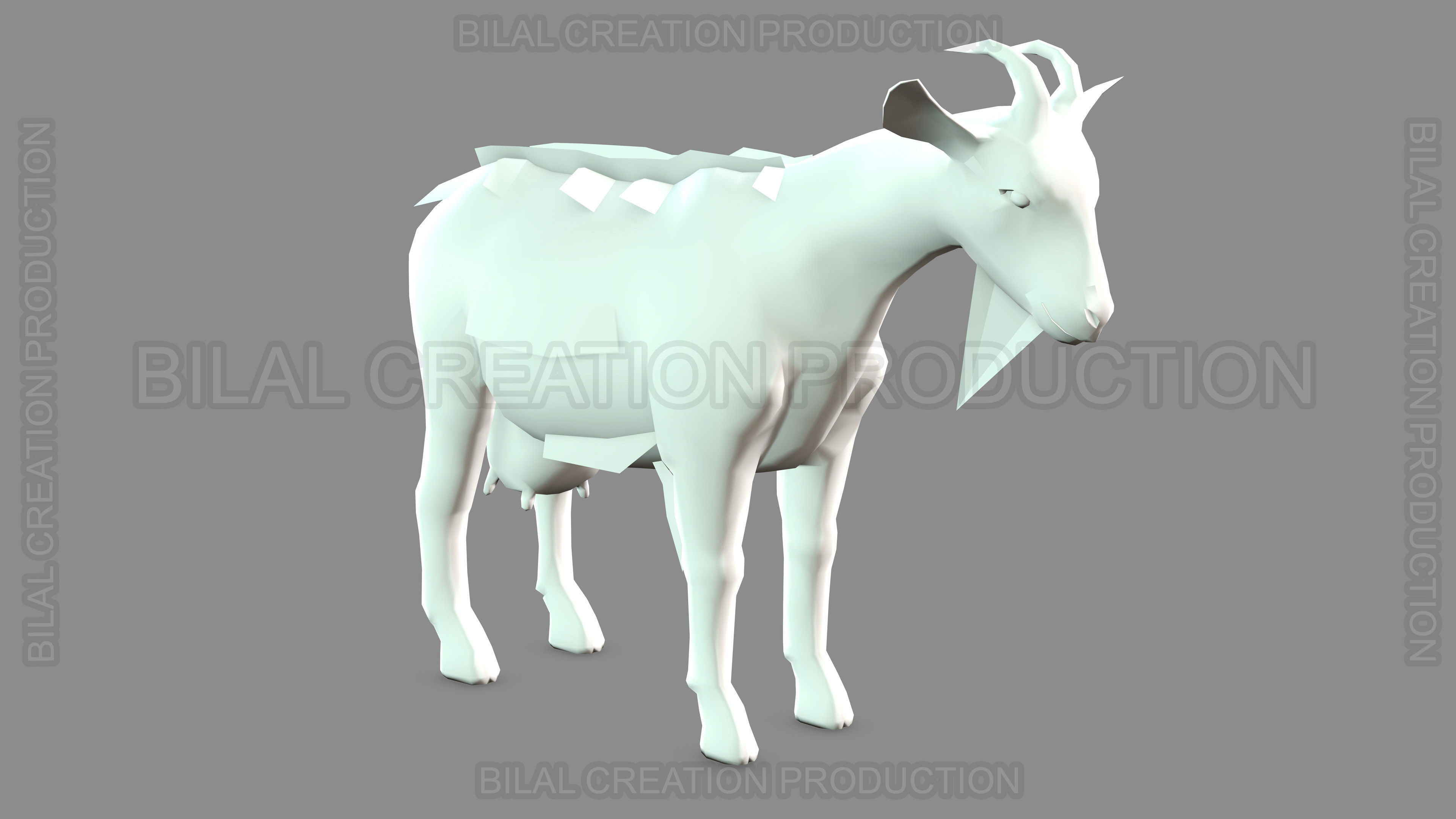 ANIMATED GOAT 3D model_15