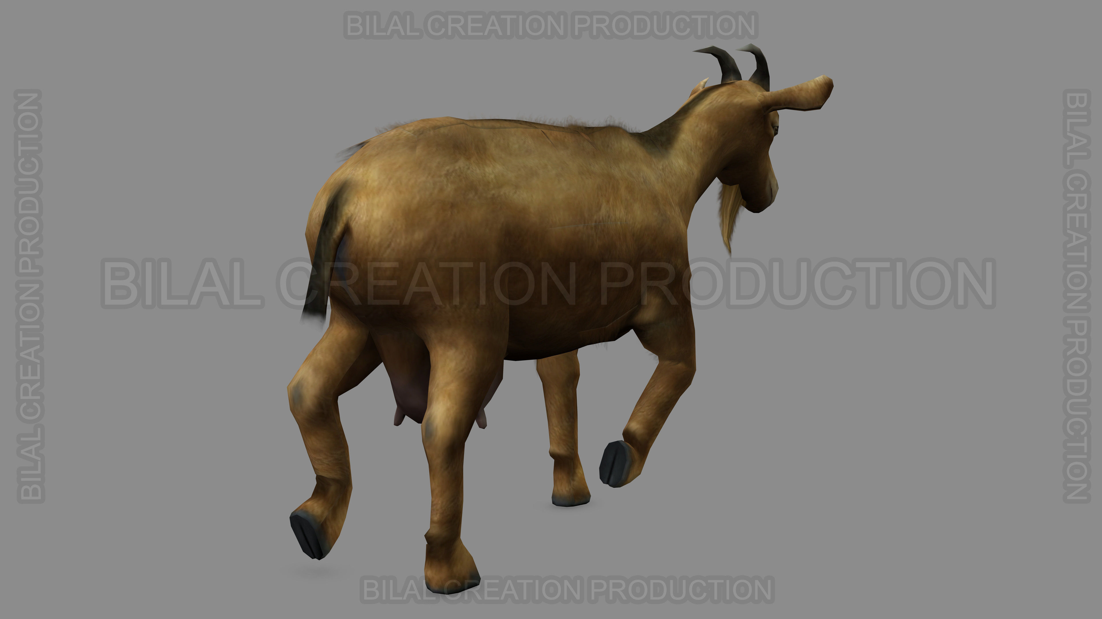 ANIMATED GOAT 3D model_10