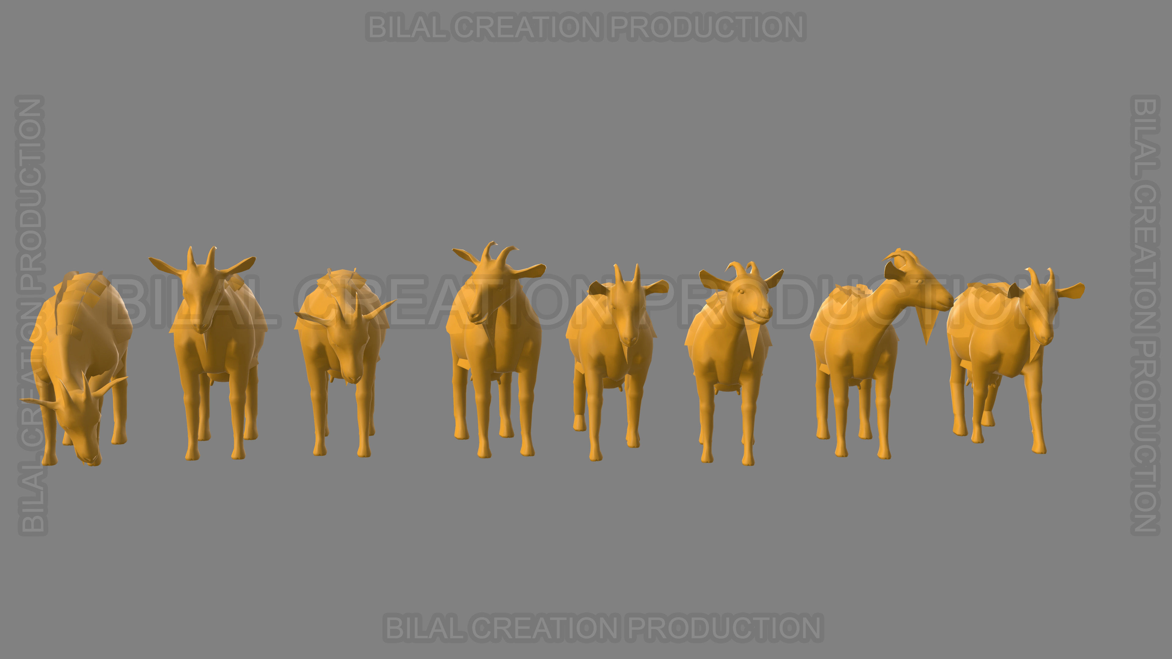 ANIMATED GOAT 3D model_17