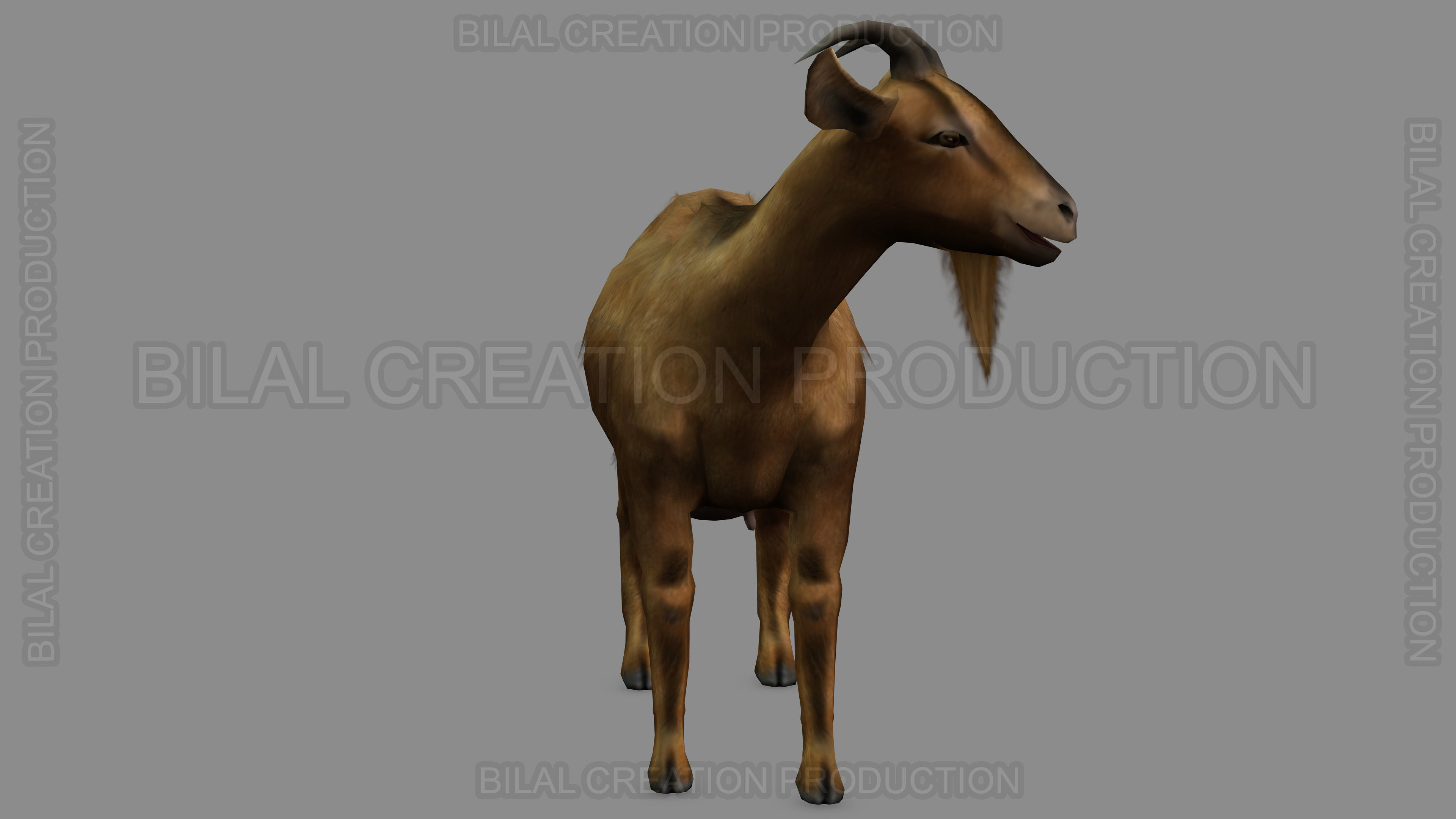 ANIMATED GOAT 3D model_4