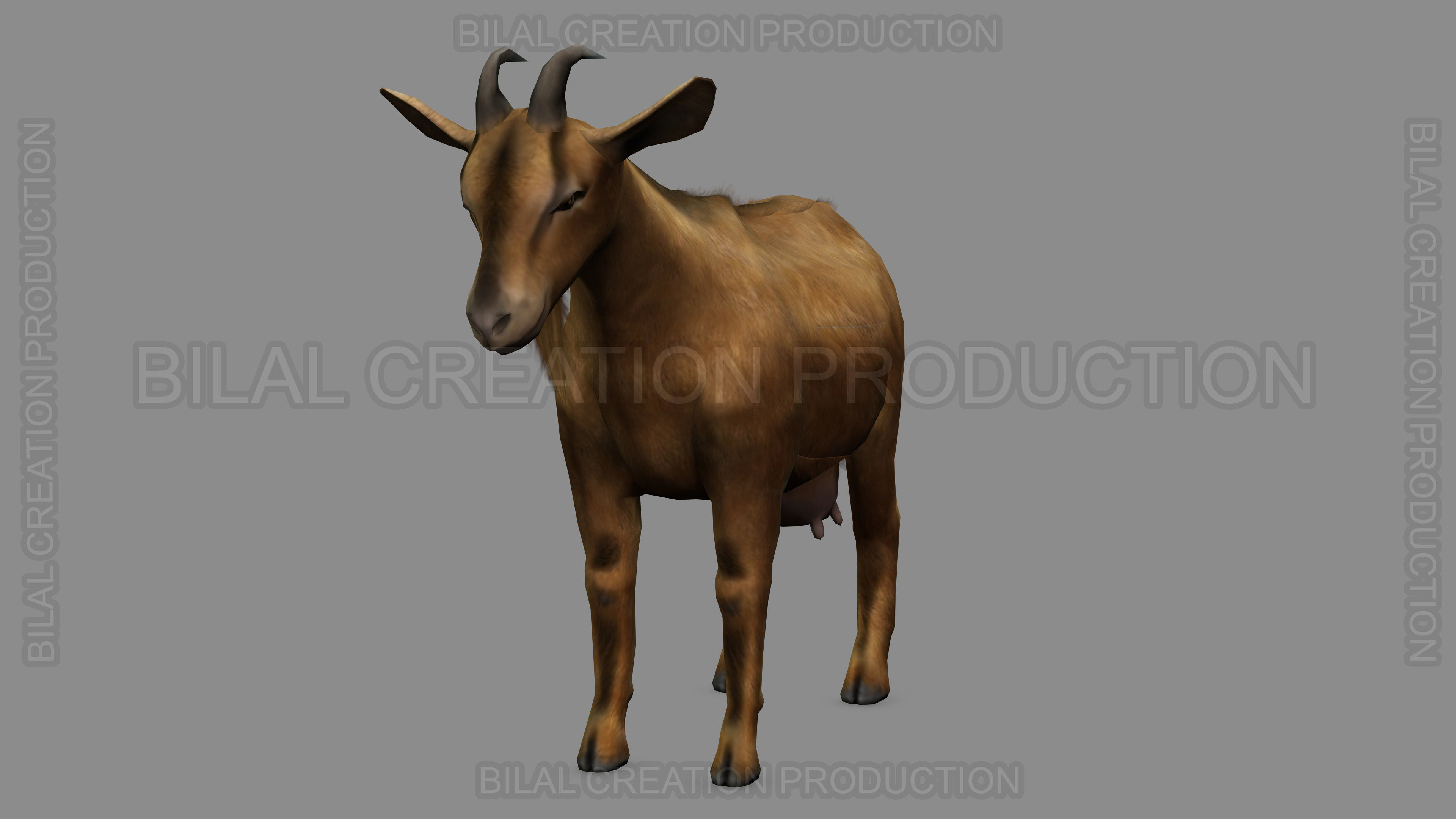 ANIMATED GOAT 3D model_6