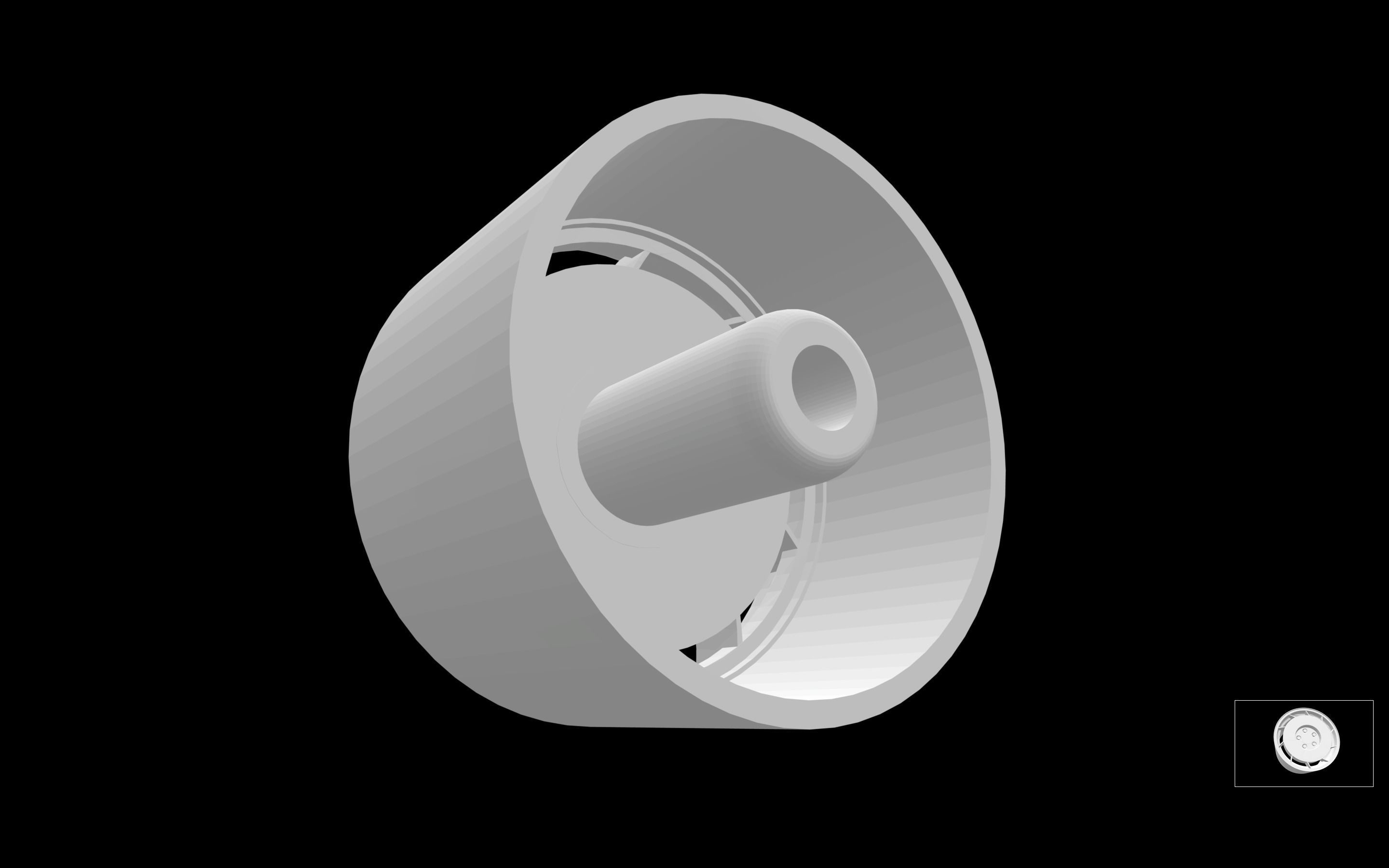 Enkei Salad Shooter scalable and printable rims 3D print model_3