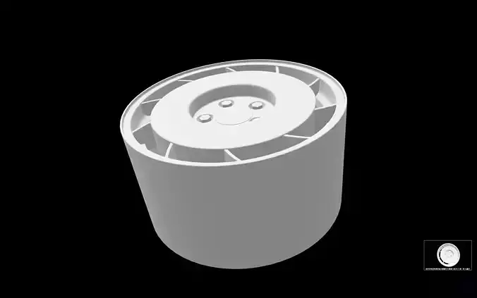 Enkei Salad Shooter scalable and printable rims 3D print model