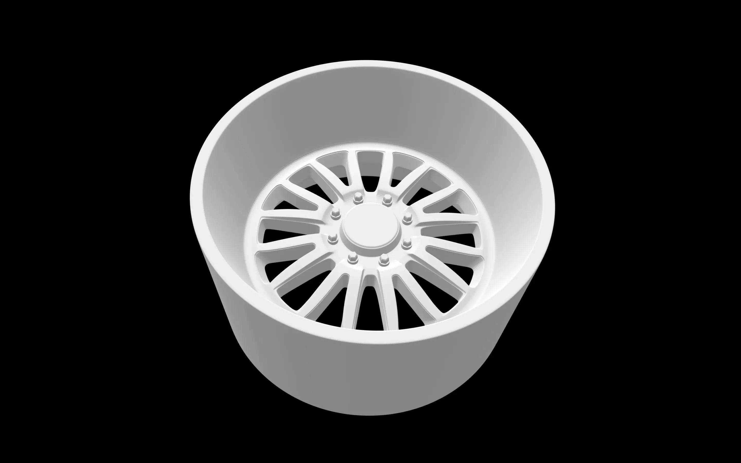 Cali Off-road Summit scalable and printable rims 3D print model
