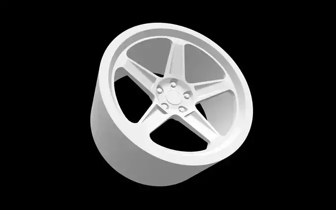 Dodge Demon OEM scalable and printable rims