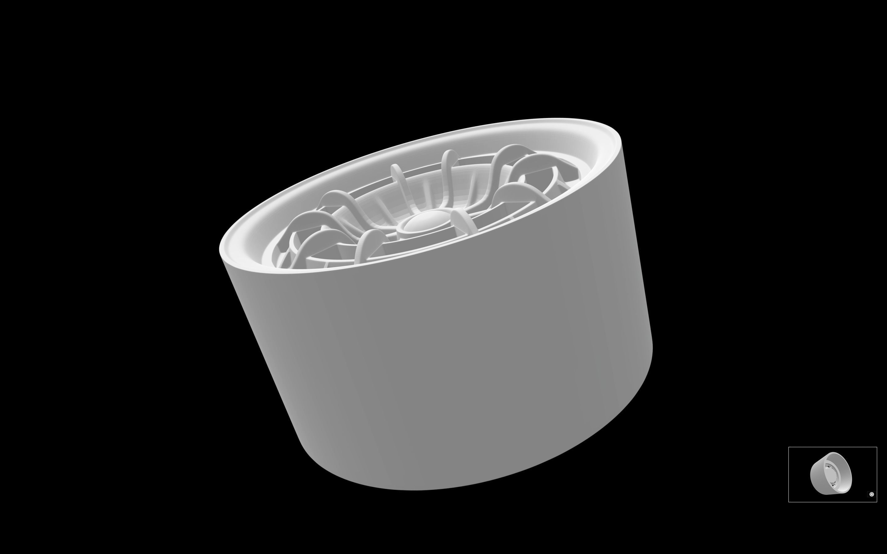 Campagnolo Ragno 10 holes scalable and printable rims 3D print model_2