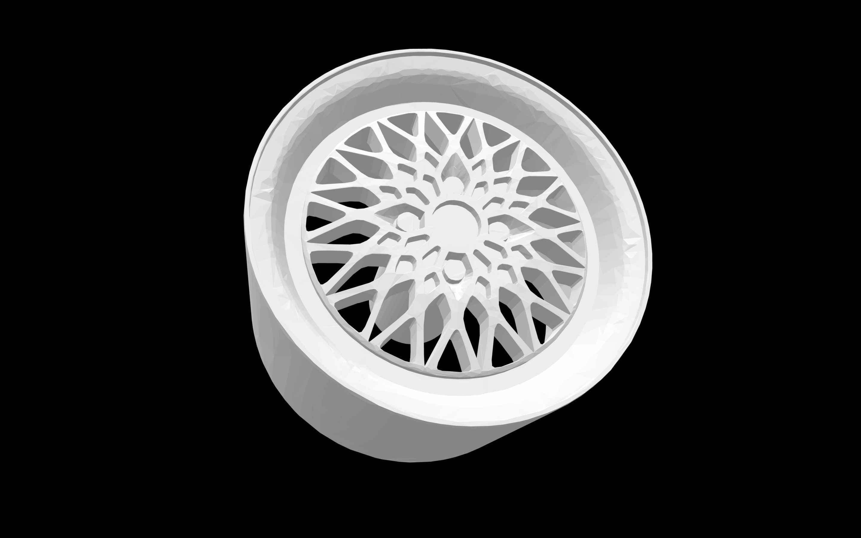 Exip scalable and printable rims 3D print model_2