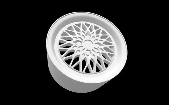 Exip scalable and printable rims 3D print model Exip scalable and printable rims 3D print model
