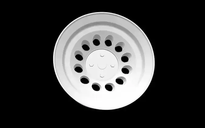 Campagnolo Alfa Romeo 33  scalable and printable rims 3D print model