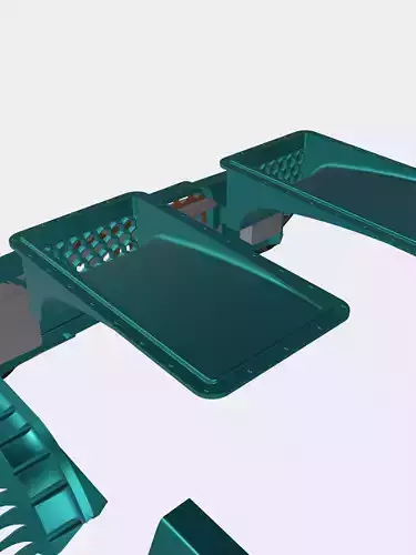 Pro Touring Hood Scoop vented 3D print model
