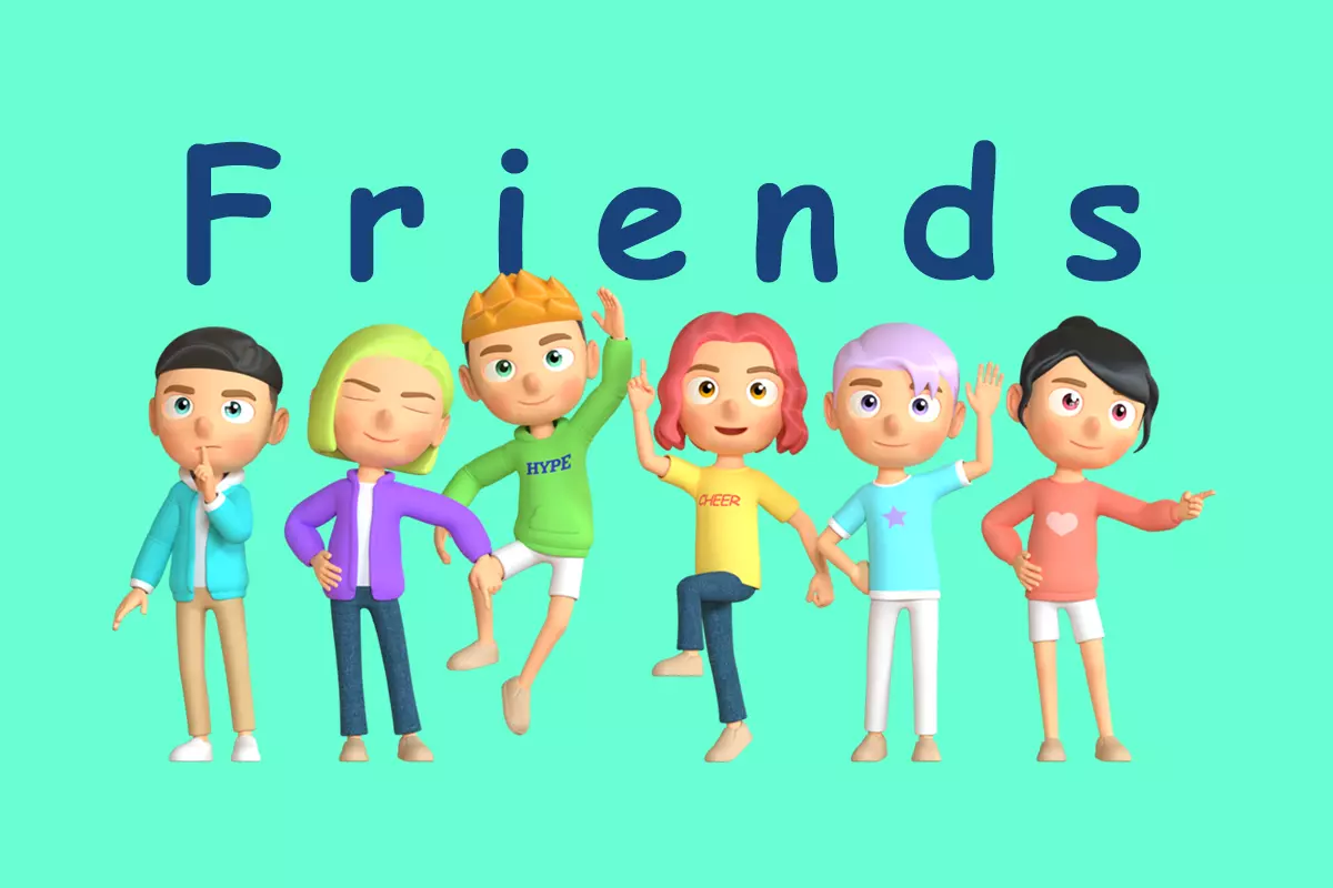 Boys Girls Models Rigged 3D model