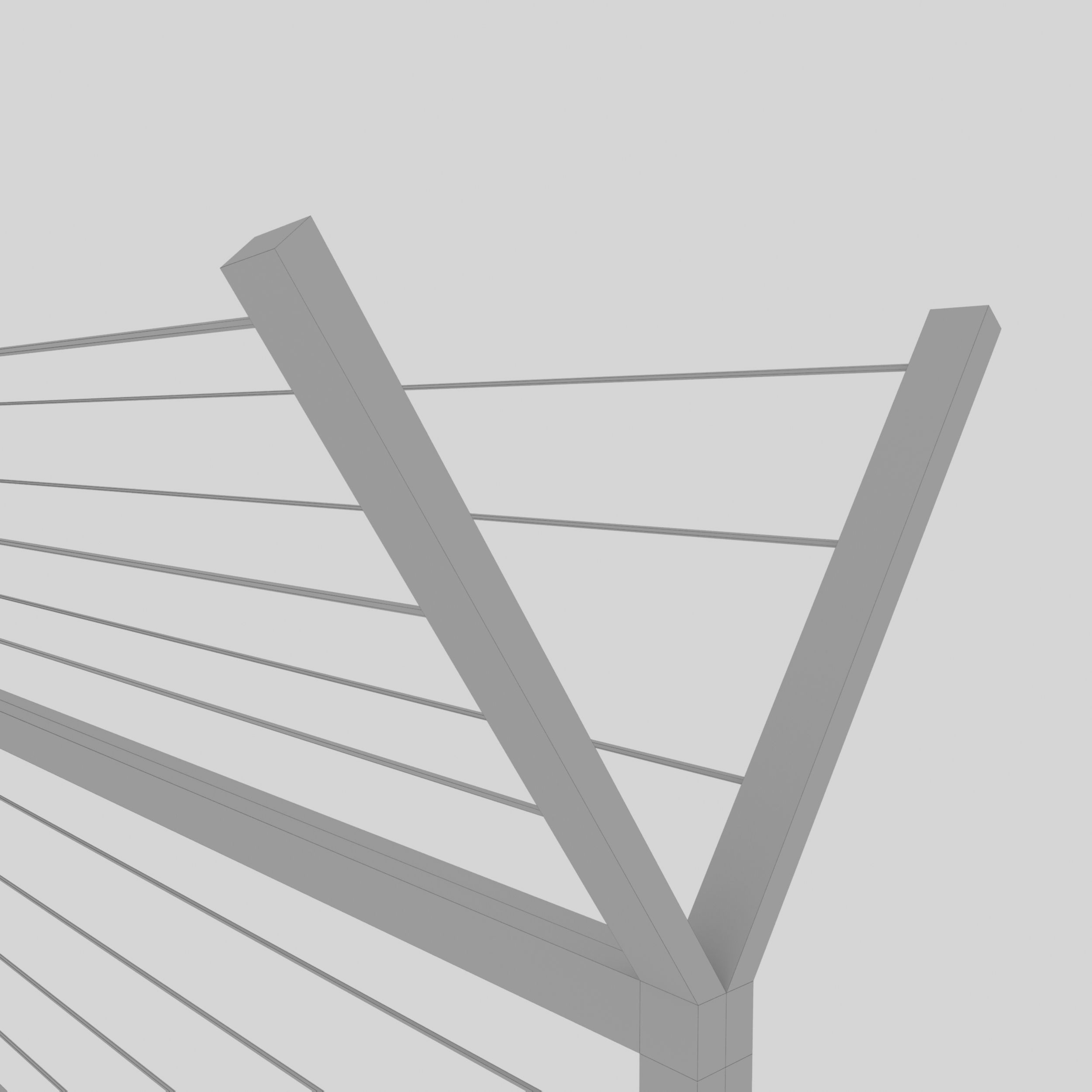 Concrete Barrier 3D model_14