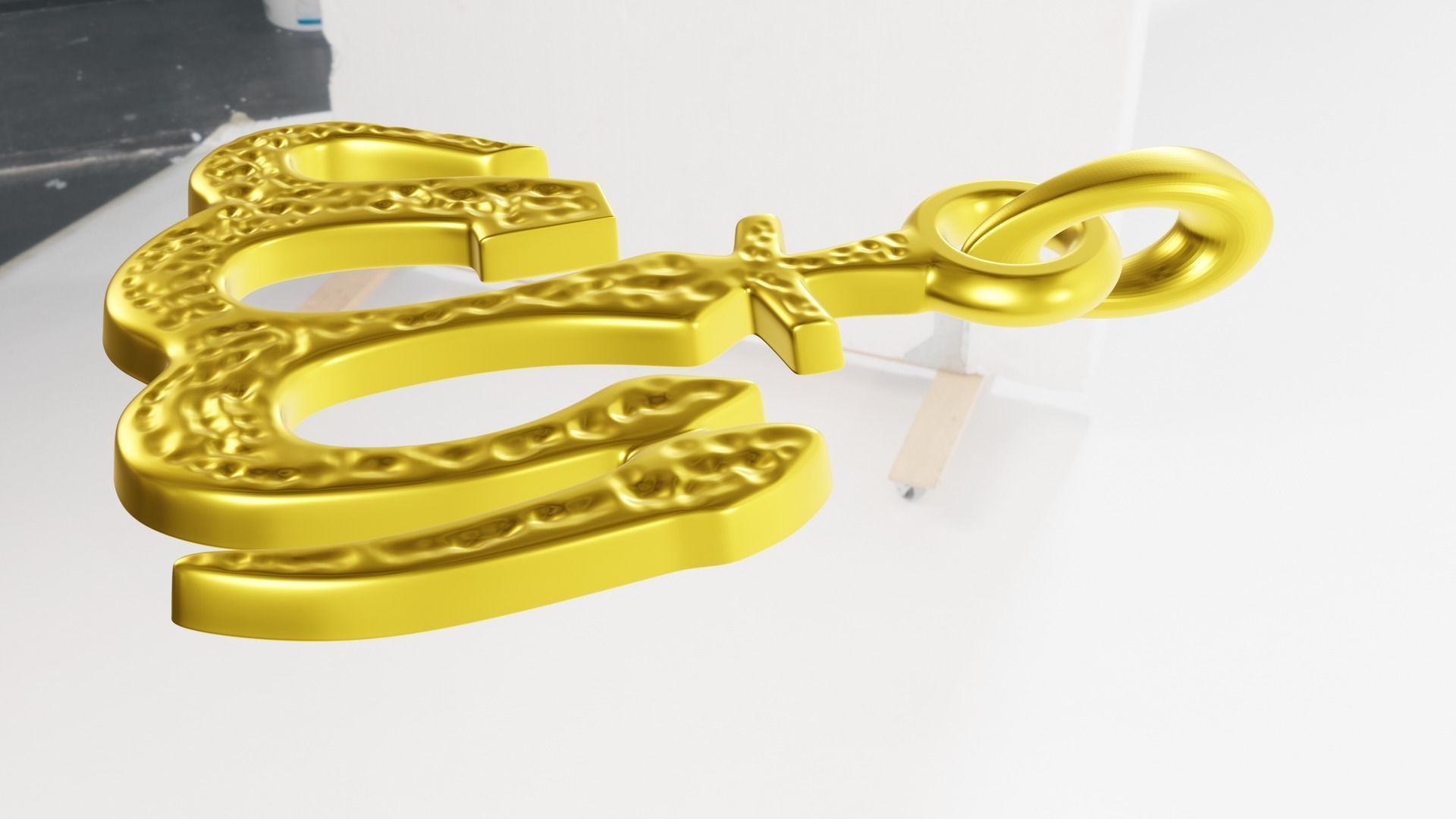 Pendant AllAH 3D print model_6