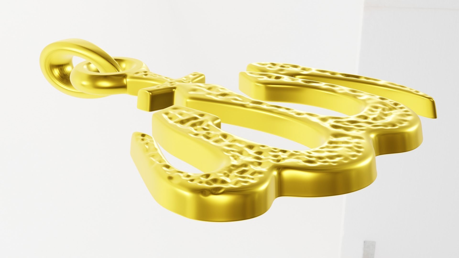 Pendant AllAH 3D print model_5