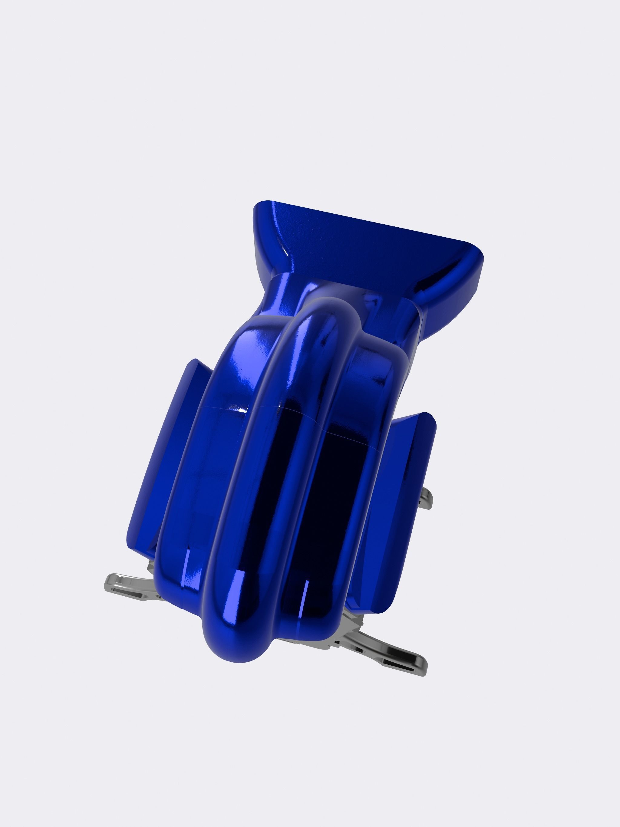 PRO TOURING MCS Low-Pro LS Engine with intake N covers 3D print model_3