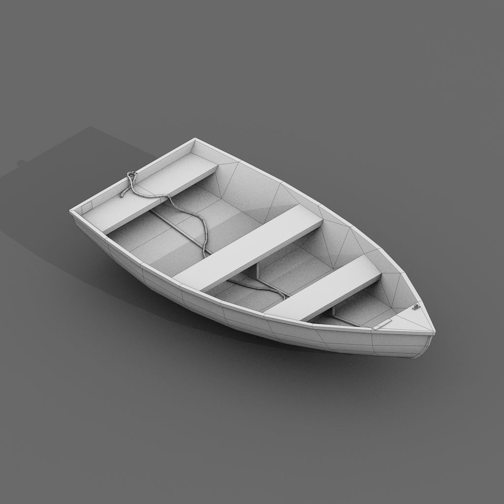 Watercraft Collection of Sailboats Pack - 9 Lowpoly 3D Models Low-poly 3D model_10