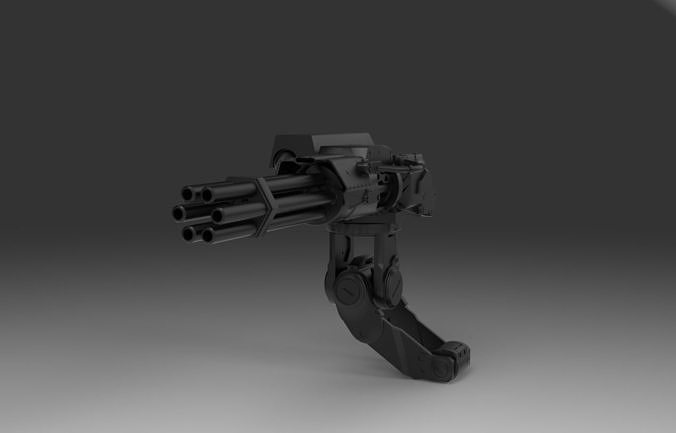 SciFi Minigun 3D print model