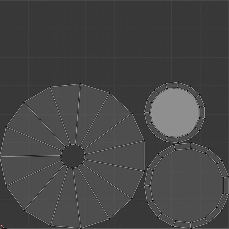 Cartoon Palm Tree Low Poly Low-poly 3D model_7