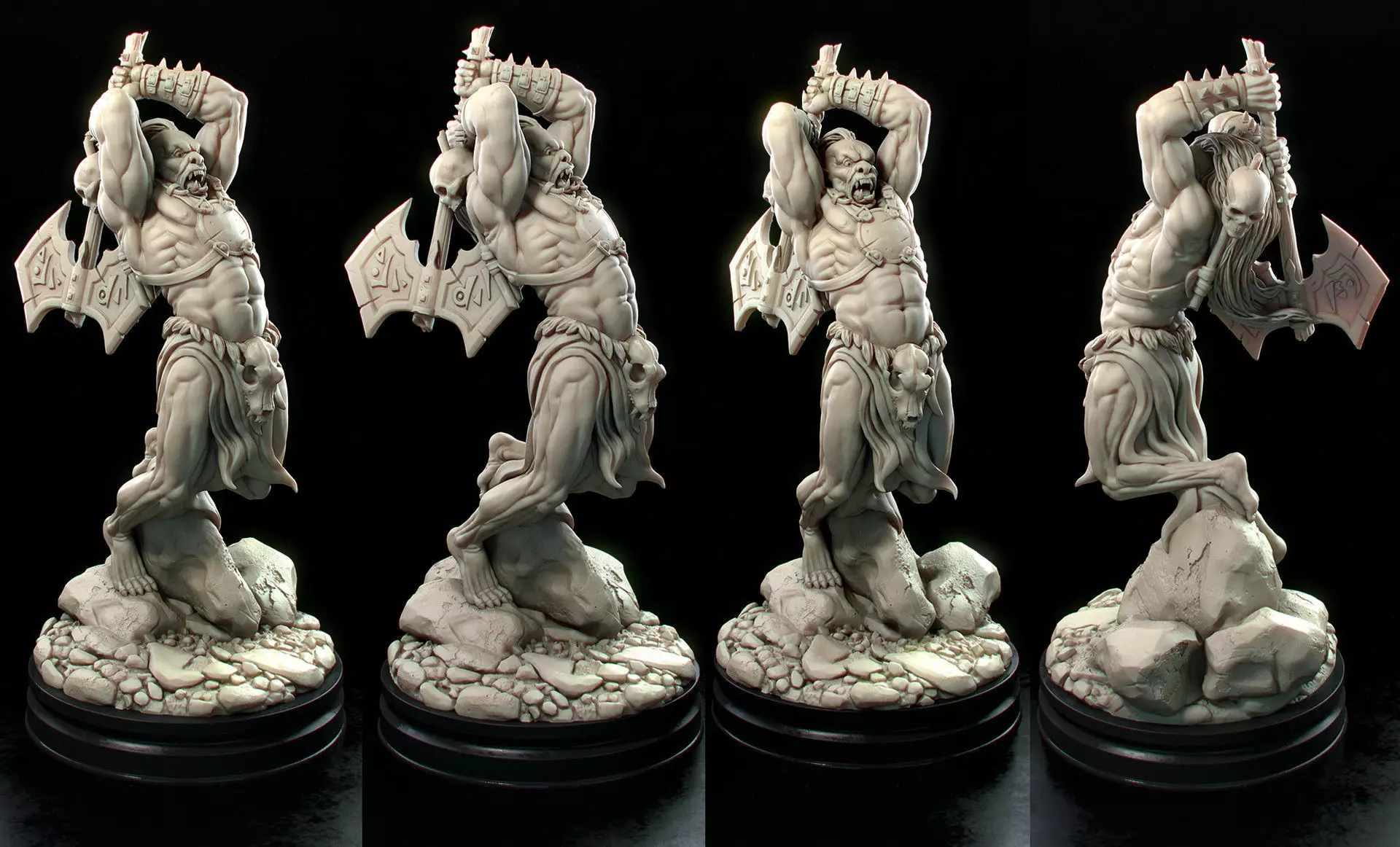 The Orc Warrior 3D print model