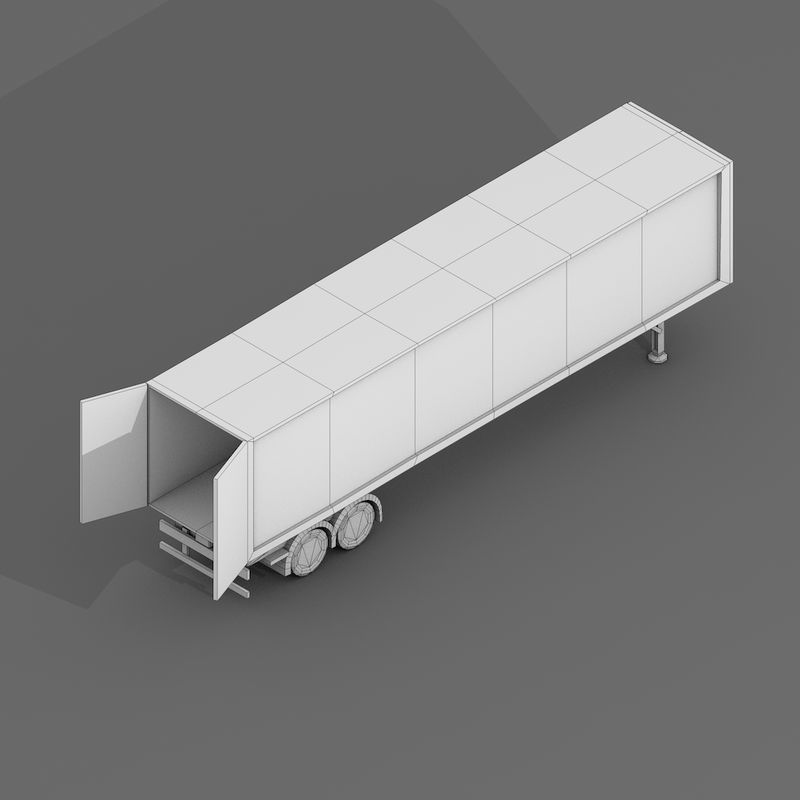 Industrial Vehicles Pack Low-poly 3D model_20