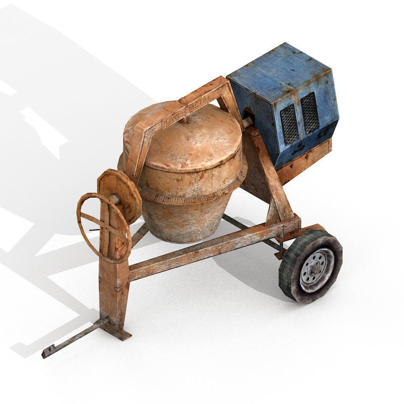 Industrial Vehicles Pack Low-poly 3D model_29