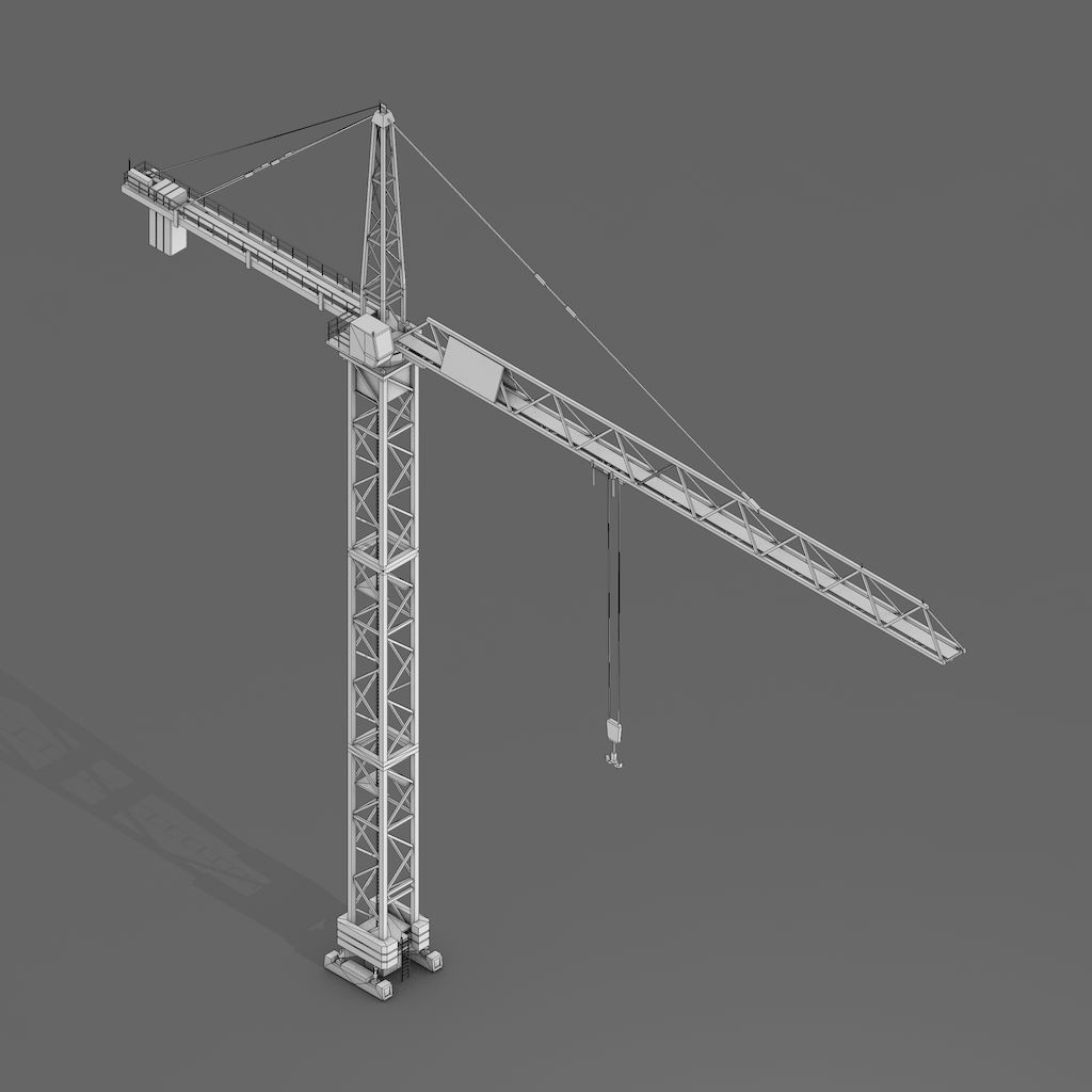 Industrial Vehicles Pack Low-poly 3D model_4