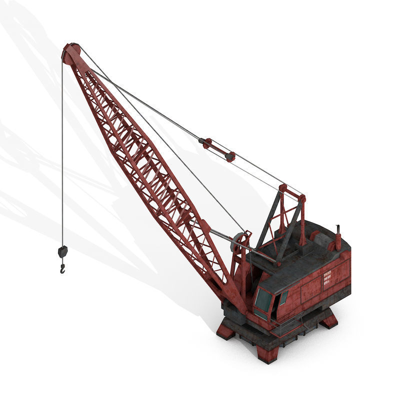 Industrial Vehicles Pack Low-poly 3D model_5