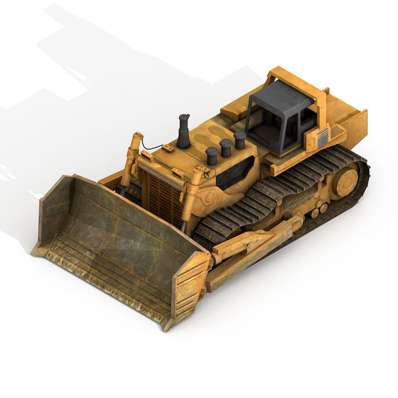 Industrial Vehicles Pack Low-poly 3D model_11