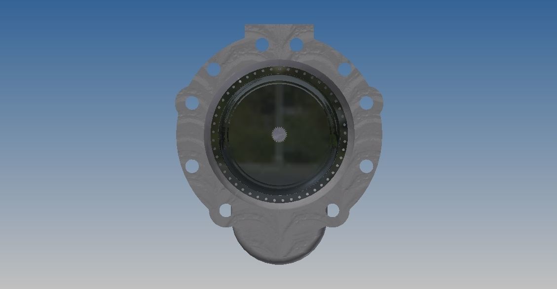 Transmission with Torque Convertor 3D print model_13