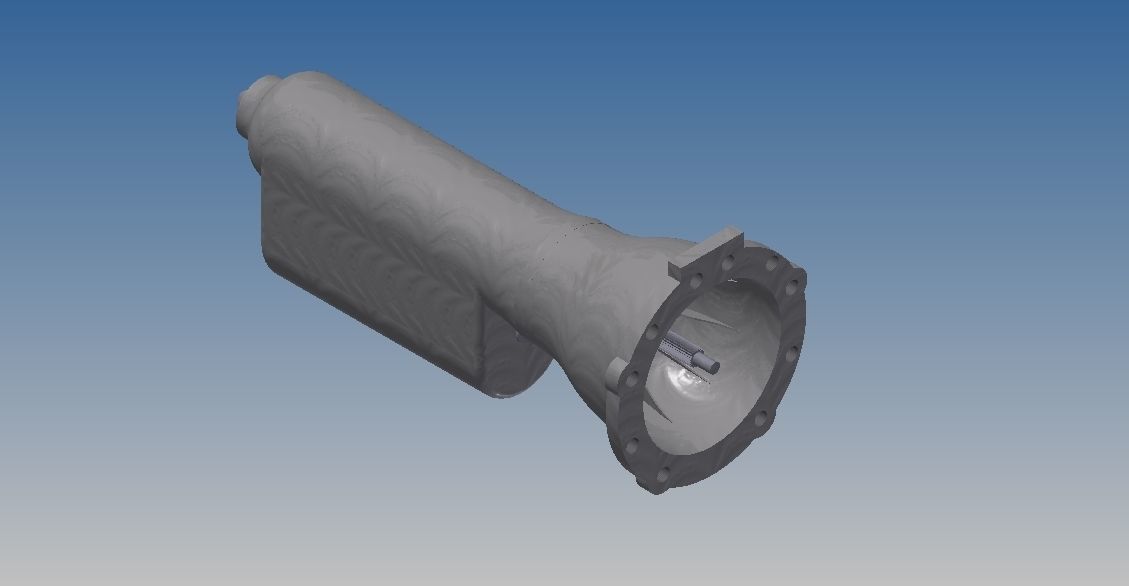 Transmission with Torque Convertor 3D print model_11