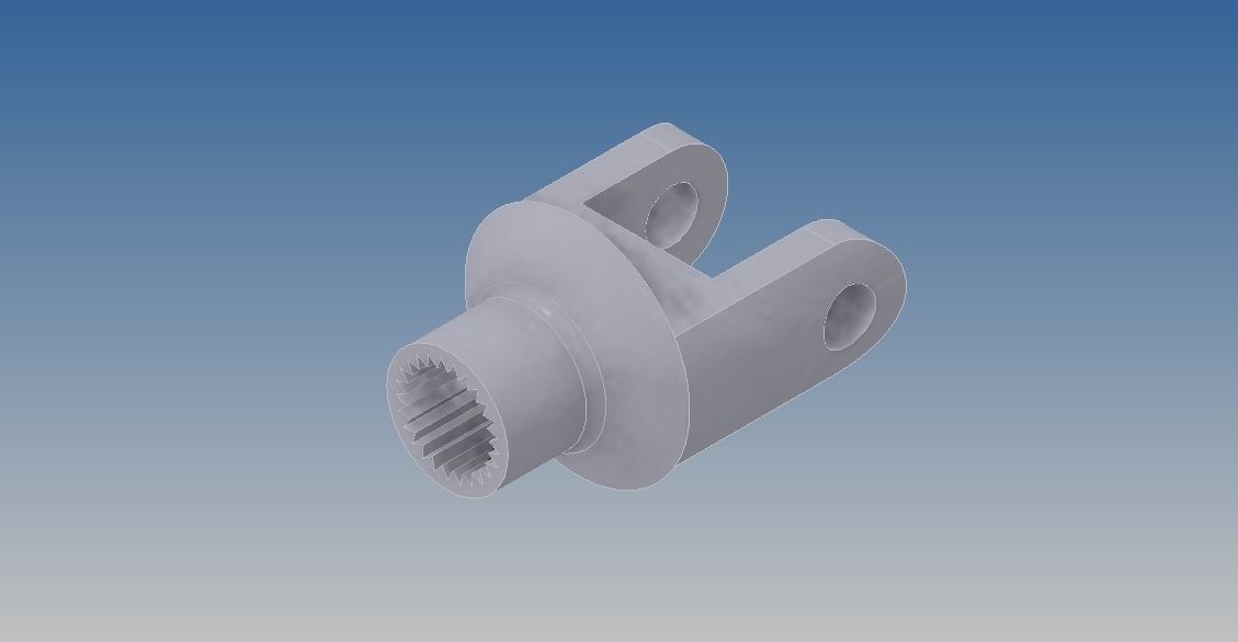 Transmission with Torque Convertor 3D print model_2