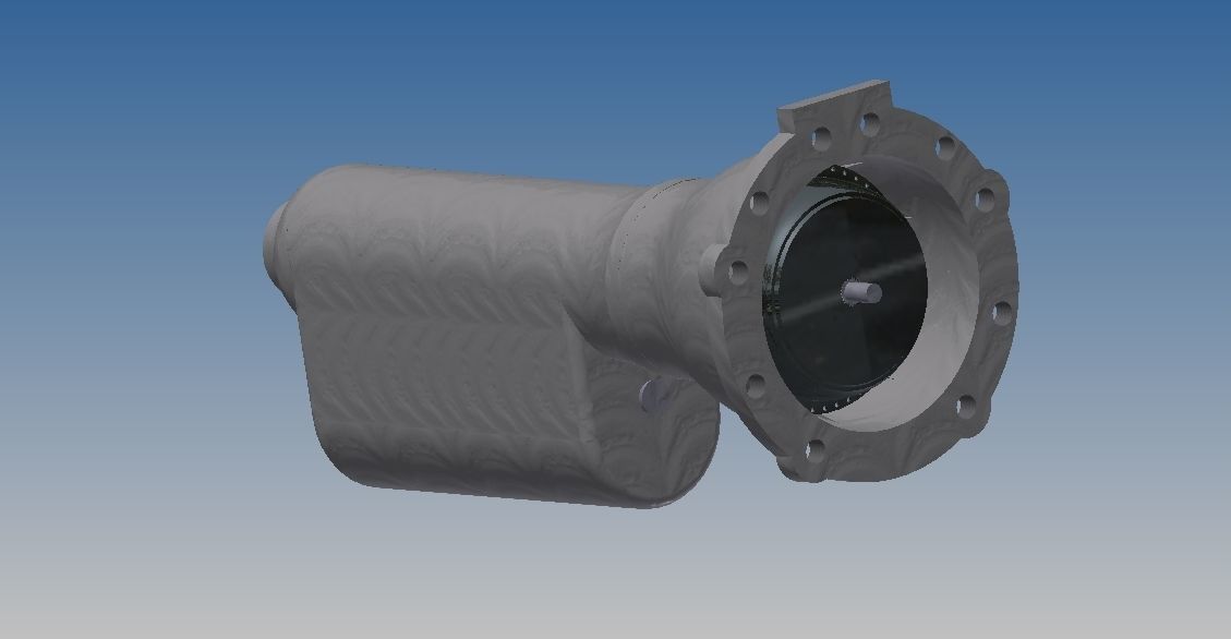 Transmission with Torque Convertor 3D print model_14