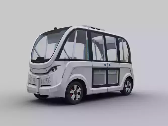 Navya Arma Lowpoly Low-poly 3D model
