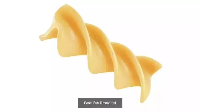 Pasta Set shell 3D Model Pack 5