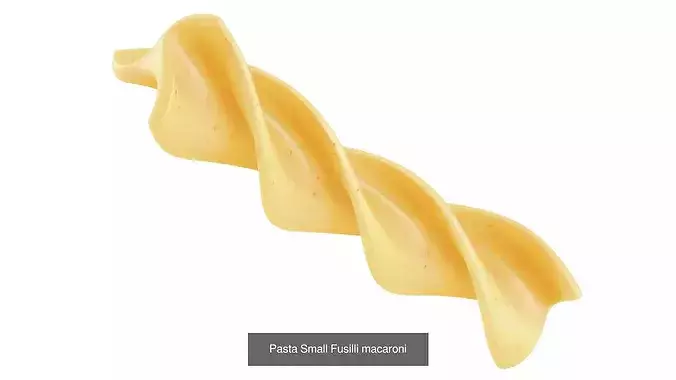 Pasta Set shell 3D Model Pack 7