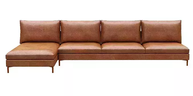 Sofa 3 seater with left chaise lounge