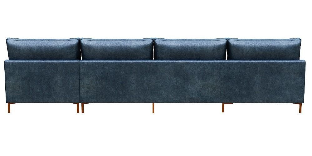 Sofa 3 seater with right chaise lounge Low-poly 3D model_5