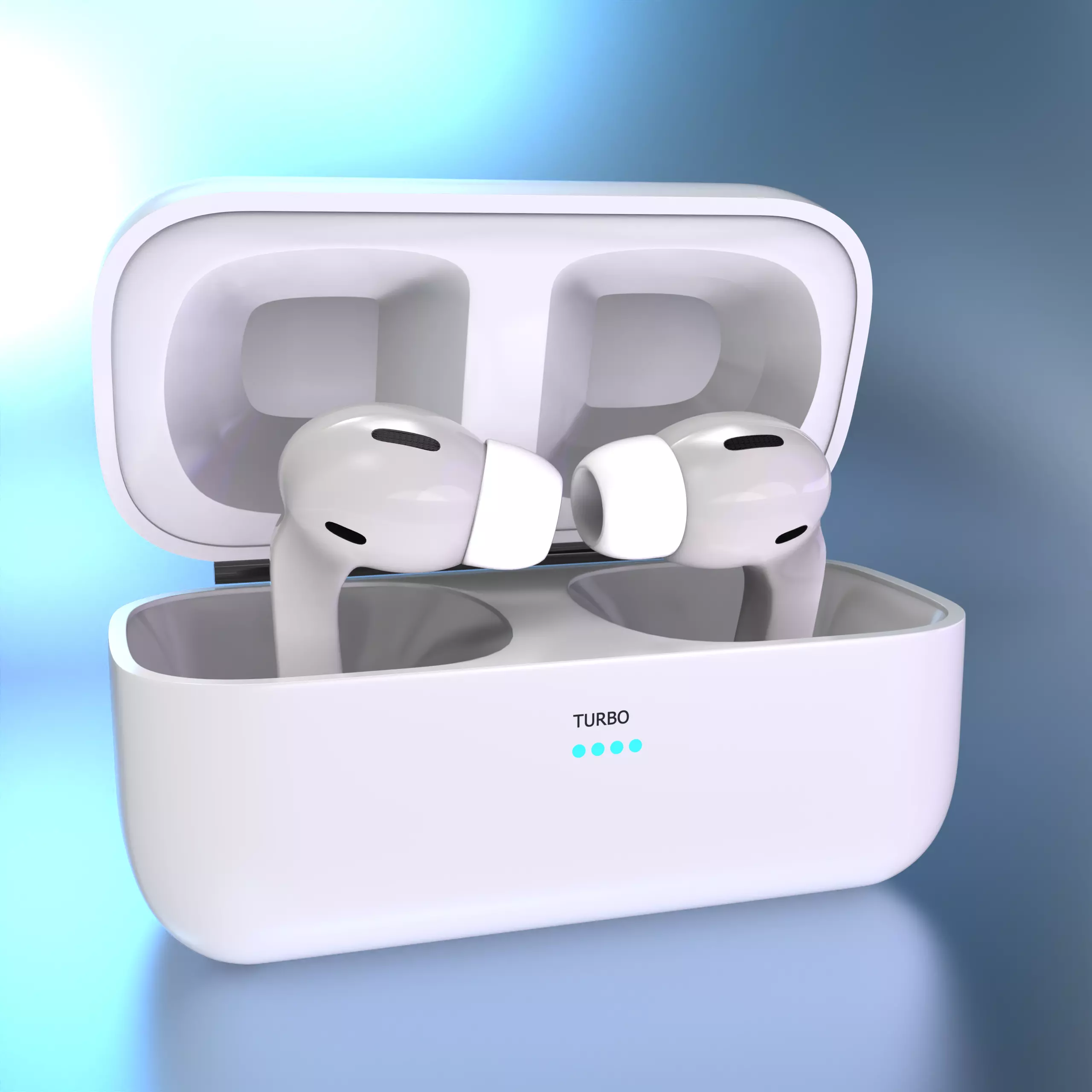 Bluetooth Headset  Low-poly 3D model_0