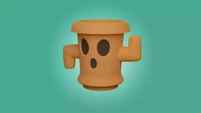 Gyroid Plant Pot 3D print model